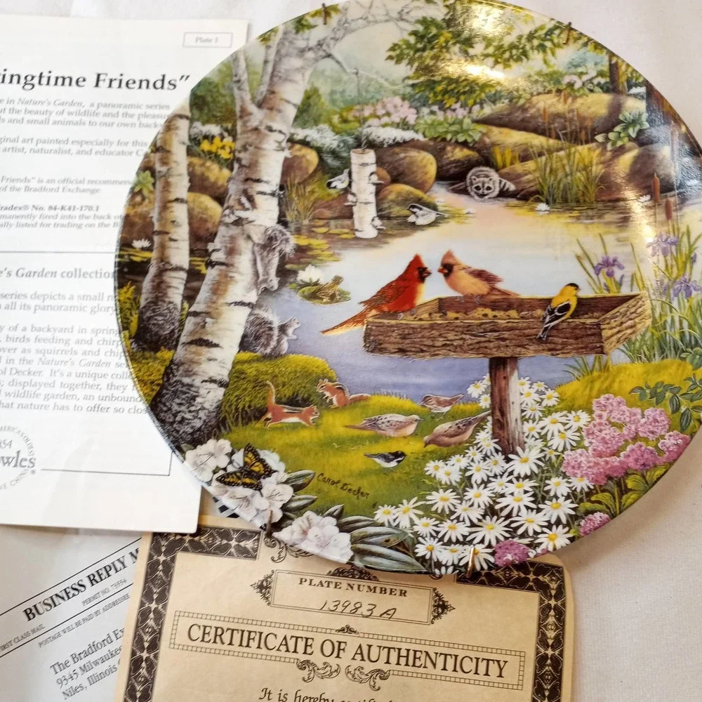 Bradford Exchange Springtime Friends